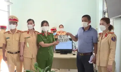 Hai đầu số – Một tỉnh mới: Biển 76 và 82 cùng song hành trên đường Quảng Ngãi