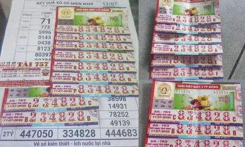 Trúng 2 tờ vé số, đại lý đến tận nhà đổi thưởng nhưng chủ nhân không thể nhận vì lý do bất ngờ