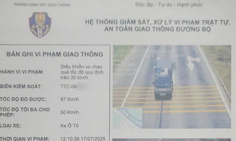 Bất ngờ về xe tải vi phạm tốc độ 21 lần trong 7 tháng ở Gia Lai