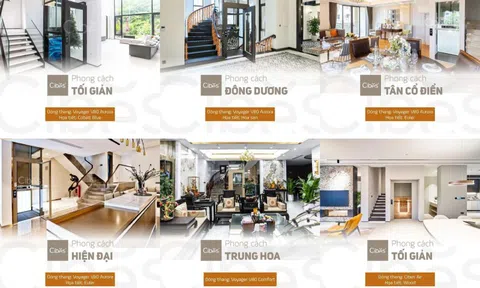 Gu lựa chọn thang máy gia đình của giới "nhà giàu" Việt Nam