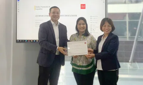 ABBANK được vinh danh Chất lượng thanh toán quốc tế xuất sắc