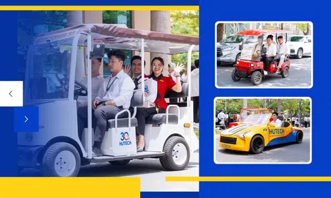 Xe điện tự lái - tâm điểm chú ý tại HUTECH TECHSHOW 2025