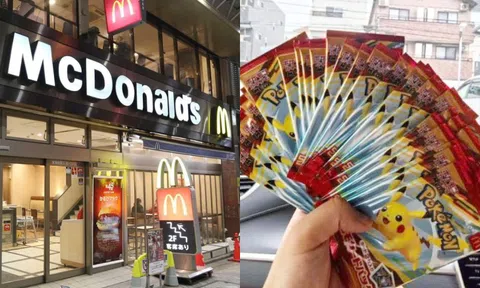 Đồ ăn McDonald’s bị vứt bỏ tràn lan ở Nhật vì chiến dịch tặng thẻ Pokémon