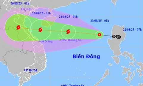 Áp thấp nhiệt đới sắp mạnh thành bão số 5, di chuyển nhanh về hướng Nghệ An- Huế