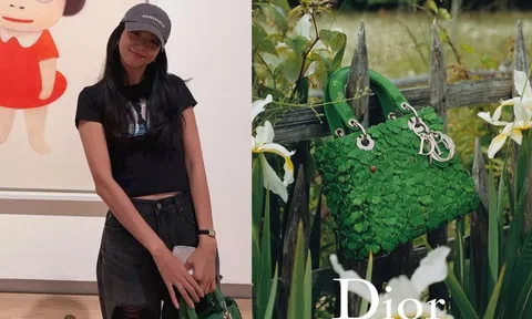 Jisoo gây sốt khi xách túi Dior "may mắn" được mở bán vào... năm sau