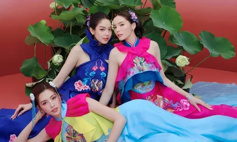 Ba nàng Hoa hậu Việt Nam hội ngộ, "đọ sắc" trong áo dài cách tân