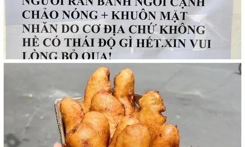 Khách than chủ quán thiếu thân thiện, quán dán giấy "mặt nhăn do cơ địa"