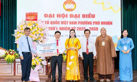 Ông Đinh Gia Huỳnh làm Chủ tịch Ủy ban MTTQ Việt Nam phường Phú Nhuận, TP HCM