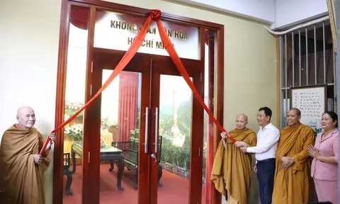 Khánh thành Không gian văn hóa Hồ Chí Minh tại Pháp viện Minh Đăng Quang