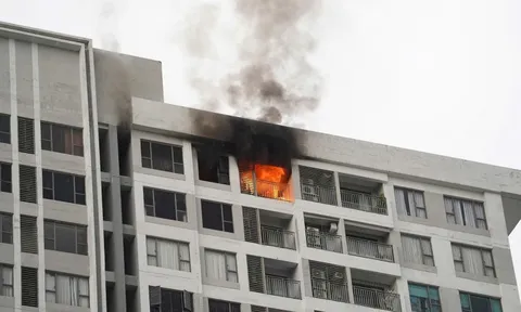 Cháy căn hộ chung cư River Gate Residence ở TP HCM