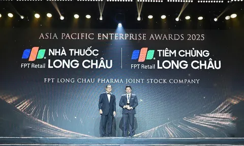 Long Châu nhận giải thưởng “Doanh nghiệp xuất sắc châu Á”
