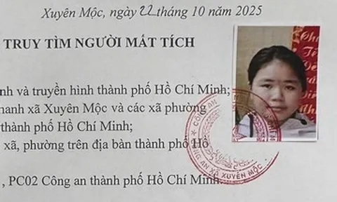 Thiếu nữ 13 tuổi mất tích bí ẩn sau cuộc điện thoại với mẹ hẹn 'mai con về'