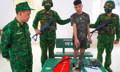Mang súng AK và 6 viên đạn đi xuất cảnh, Nguyễn Hoàng Hưng bị bắt tại cửa khẩu
