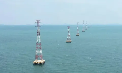 Khám phá công trình Đường dây 220kV vượt biển trên không dài nhất Đông Nam Á