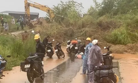 NÓNG: Đèo Đại Ninh bị sạt lở nghiêm trọng, Quốc lộ 28B chia cắt hoàn toàn