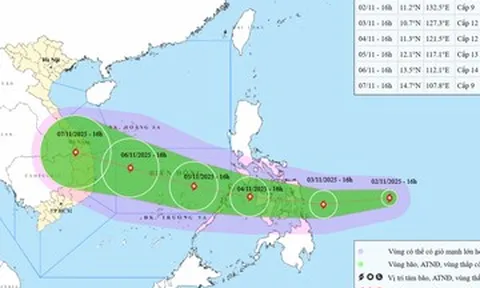 Bão Kalmaegi sắp vào Biển Đông thành bão số 13, có thể mạnh đến cấp 14