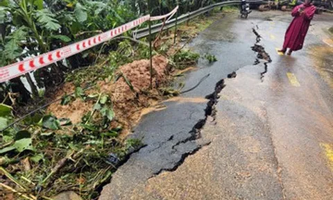 Lâm Đồng công bố tình trạng khẩn cấp về thiên tai do sạt lở trên hai tuyến quốc lộ