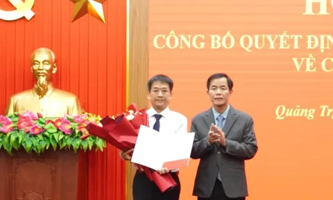 Phó Chánh Văn phòng UBND TP Huế làm Thư ký Bí thư Tỉnh ủy Quảng Trị