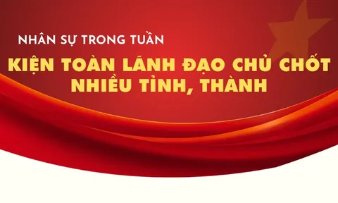 Kiện toàn lãnh đạo chủ chốt nhiều tỉnh, thành