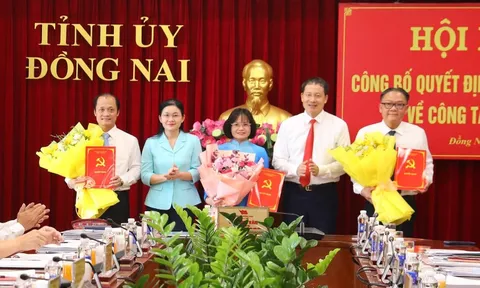 Đồng Nai công bố quyết định của Ban Bí thư về công tác cán bộ