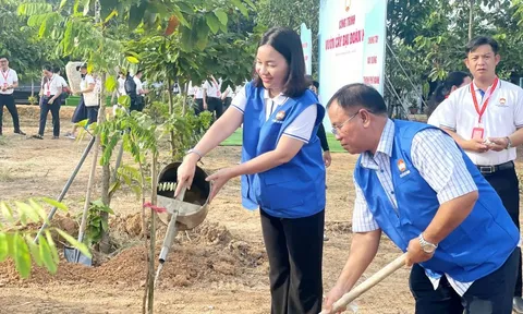 Trồng 500 cây xanh ở phường Chánh Hiệp, TPHCM