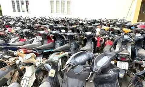 Công an Gia Lai tìm chủ nhân của hơn 1.100 xe máy bị tạm giữ