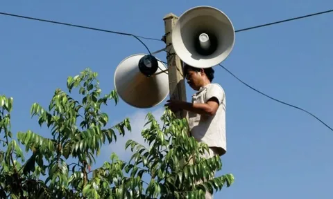 Loa truyền thanh phát lúc... 3h sáng, xã ở Nghệ An lên mạng xã hội xin lỗi dân