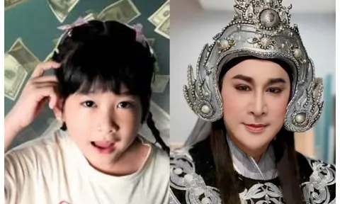 Cháu ngoại của Kim Tử Long đóng kịch