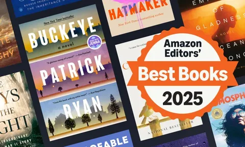 20 cuốn sách hay nhất năm 2025 do Amazon bình chọn