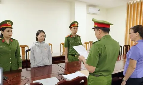 Công an Cà Mau tiến hành bắt tạm giam bị can Lê Thị Linh Nhung