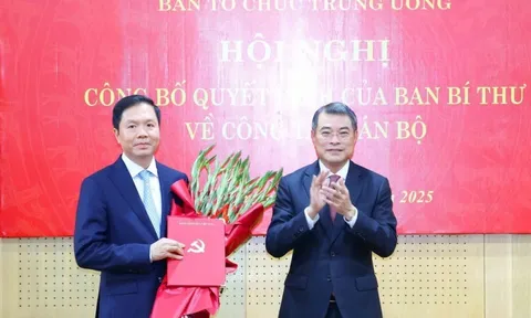 Trợ lý Thủ tướng làm Phó trưởng Ban Tổ chức Trung ương