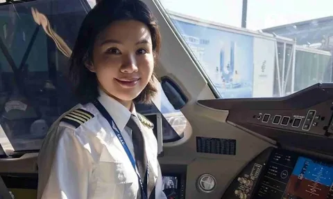 Nữ phi công xinh đẹp 10 năm lái máy bay chưa từng sai sót, thành cơ trưởng
