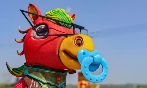 Đúc ngựa khổng lồ đón Tết, 9X Bắc Ninh mong đấu giá linh vật để sẻ chia mùa xuân