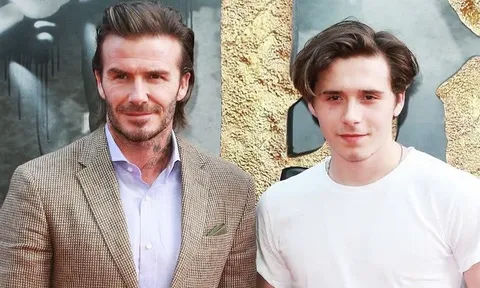 Phong cách thời trang của Brooklyn không thua kém David Beckham