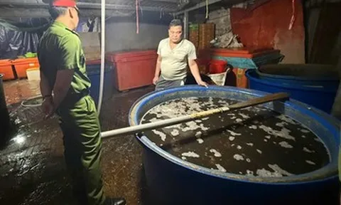 Công an TPHCM đột kích lò 'phù phép' 3.000 tấn ốc bằng hóa chất công nghiệp