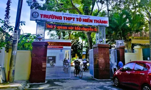 Công an vào cuộc vụ sửa điểm thi của học sinh tại Trường THPT Tô Hiến Thành