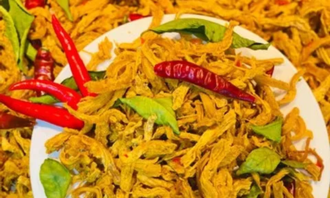 Cách làm khô gà lá chanh bằng nồi chiên không dầu cực đơn giản