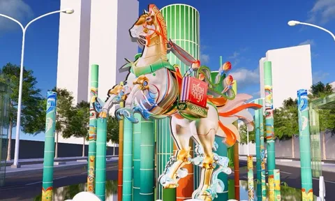 Ngựa vươn mình mang tri thức trong Lễ hội Đường sách Tết Bính Ngọ