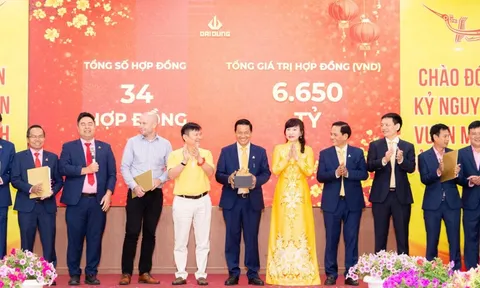 Một doanh nghiệp 'khai xuân' với 34 hợp đồng trị giá 6.650 tỉ đồng