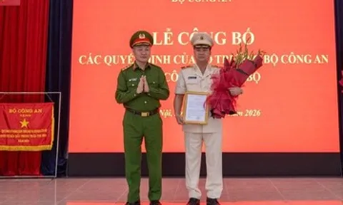 Bổ nhiệm Thiếu tướng Dương Đức Hải giữ chức Cục trưởng Cảnh sát PCCC&CNCH