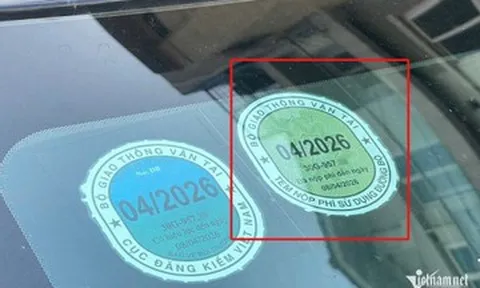 Bỏ tem đăng kiểm dán trên kính ô tô từ năm 2027