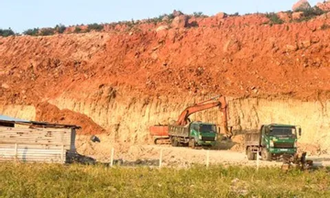 Khánh Hòa: Yêu cầu xử lý tình trạng khai thác đất trái phép với quy mô lớn