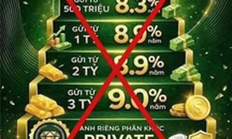 Xuất hiện chiêu lừa lãi suất cao mạo danh Vietcombank