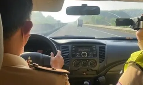 CSGT dùng ô tô nguỵ trang, ghi hình phạt nguội gần 100 xe vi phạm