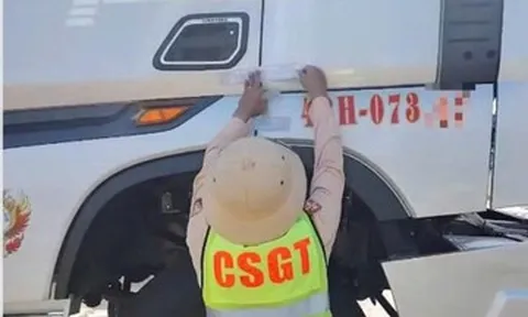 Xe đầu kéo ‘3 không’ ngang nhiên chạy trên cao tốc, CSGT niêm phong 7 ngày