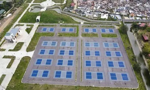 20 sân Pickleball xuất hiện trong Khu lưu niệm đồng bào miền Nam tập kết ra Bắc