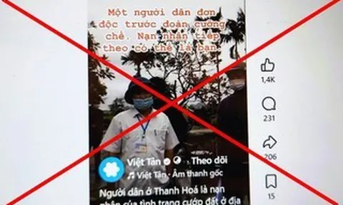 Bác thông tin bịa đặt trên trang Facebook phản động "Việt Tân"