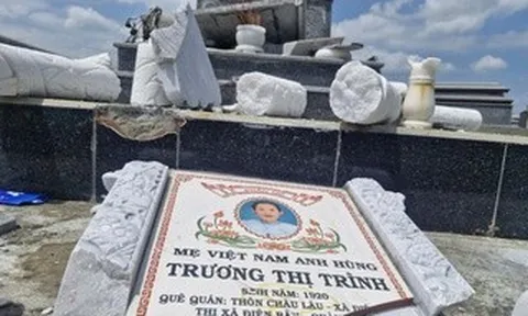 Mộ mẹ Việt Nam Anh hùng bị đập phá: Nghi vấn chuyện tranh chấp đất đai?