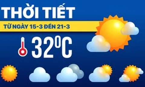 Dự báo thời tiết từ 15-3 đến 21-3: Bắc Bộ sương mù, Trung Bộ mưa, Nam Bộ oi bức