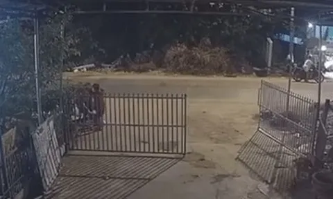 2 cháu nhỏ may mắn thoát nạn sau cú tông của xe máy kéo